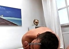 Czech Hunk Barebacks Dark-Haired Skinny Hunk
