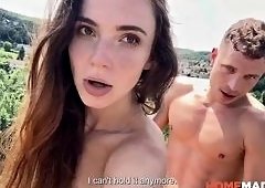 Sakuras Wild Outdoor Big Cock Blowjob