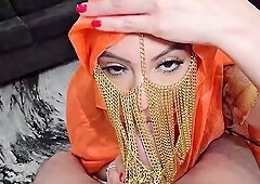 Sasha the Belly Dancer in Hijab garb Hardcore Fuck Session at my House