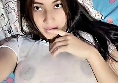 GomezGomez Actress Masturbates While Groping Her Big Tits