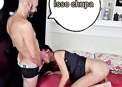 Blindfolded Wife Reclines for Cuckolds Friends Thick BBC Pounding from Secure Wardrobe Hide