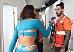 Ryan Reid, Bella Rolland Victor Rays Fierce Lesbian Double Anal Threesome