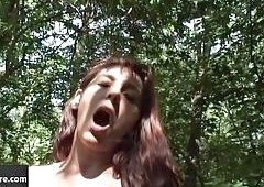 Janella and Leslie Taylors Steamy Outdoor Fuck: From Primitive Urges to Relentless Hardcore Pounding