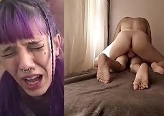 SatanicCandy Submits Roughly to Pile Driving Anal Pounding
