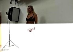 Blonde Lilly Peterson Strips Nude in POV Camera Audition