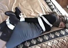 From the chair to bed quickly