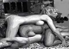Blonde Wife in Cuckold Threesome