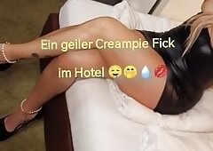 Horny fuck in the hotel room, he just squirts my pussy full