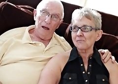 Granny Watches Grandma Get Wrecked by Young Stud