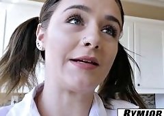 Rosalyn Sphinx Teen Receives Intense Rimjob Training with Brutal Ass-Licking, Gag