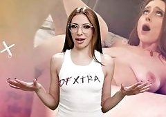 Hotwife Anna Kovachenko Shames Cuck Husband by Riding Waiters Much Larger Cock in Steamy