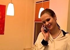 Boss Fucks Secretarys Pussy in Office