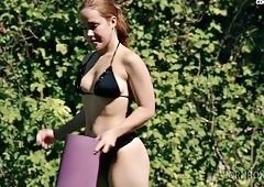 Three Cute Bikini Girls in Lesbian Group Pounding: Fucking Every Hole with Deep-Throat and Double-P