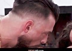 Victoria Voxxx, Dillon Diaz and Alpha Wolfe Take Hardcore Double Penetration from Steamy Threesome in