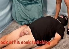 Mr MF Teases Footboy with Mature Feet