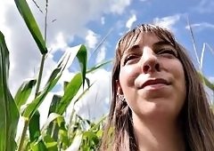Busty Hungarian Laura German And Mari Kazi Strip Naked For Public Nudity Outdoors Before Big Tits Blowjob