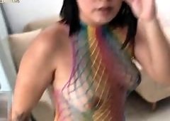 Husband Catches Wife Cheating with Stranger and Joins for Intense Kissing Threesome