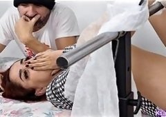 Blonde Doctors Unleash All During Gynecologic Exam for Cuckold Husband, Giving Cumshot to Big-